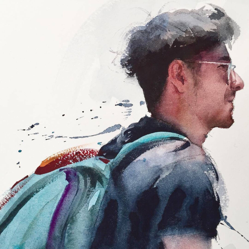 水彩 人物