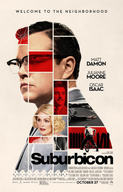 【迷镇凶案 Suburbicon】中规中矩的电影，没啥惊喜。