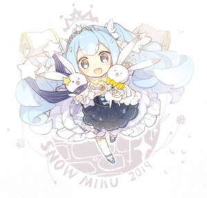 初音未来『2019雪miku』
画师：Linfi_MUU