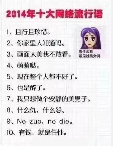 #十大网络流行语#没有想到这些话都这么久了，我老了！ ?