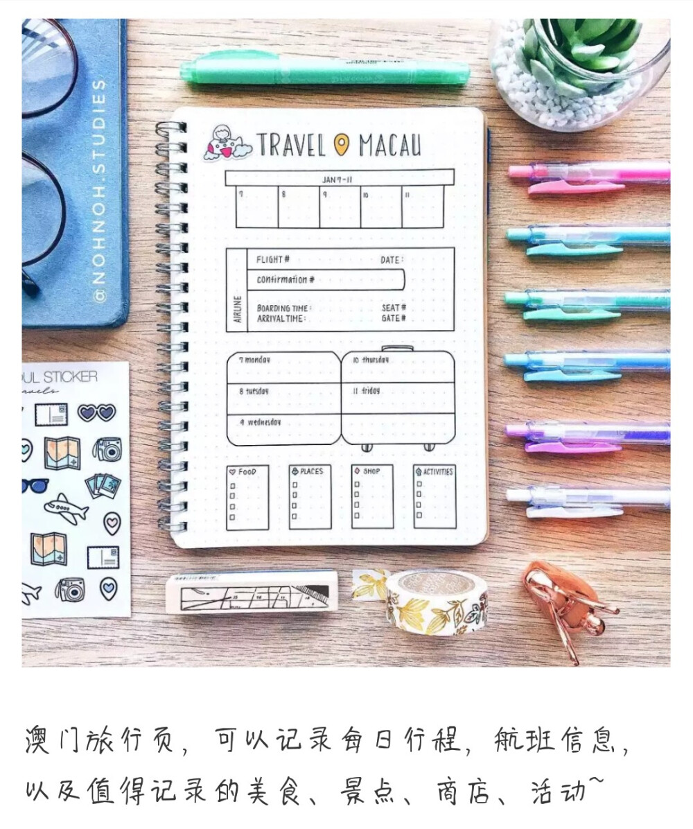 bullet journal示范