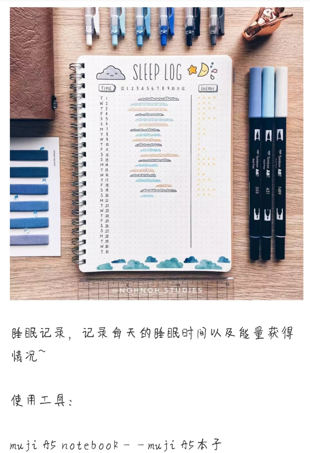 bullet journal示范