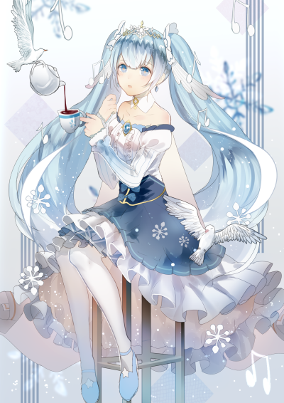 VOCALOID 初音未来 绘师：唯Tu（p id=4699098） 本作品id=70494171