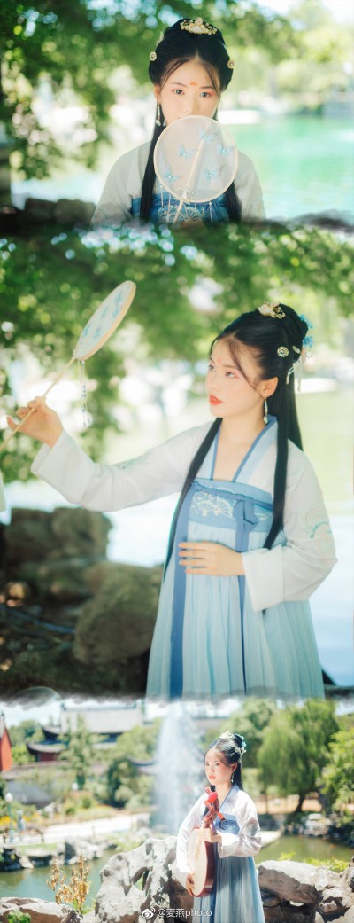 游园
出镜：客妹小仙女
摄影后期妆造：@麦燕photo
服装：@国色芳华汉服店负责人 