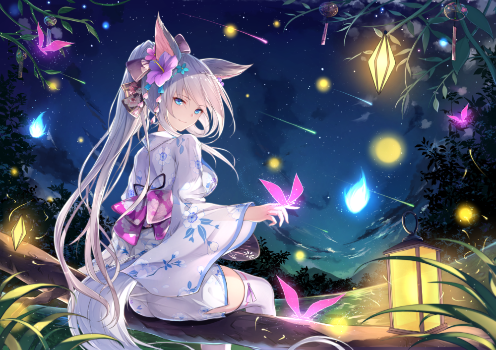 真夏の夜 绘师:ふーろ(p id=1726948) 本作品id=70497375
