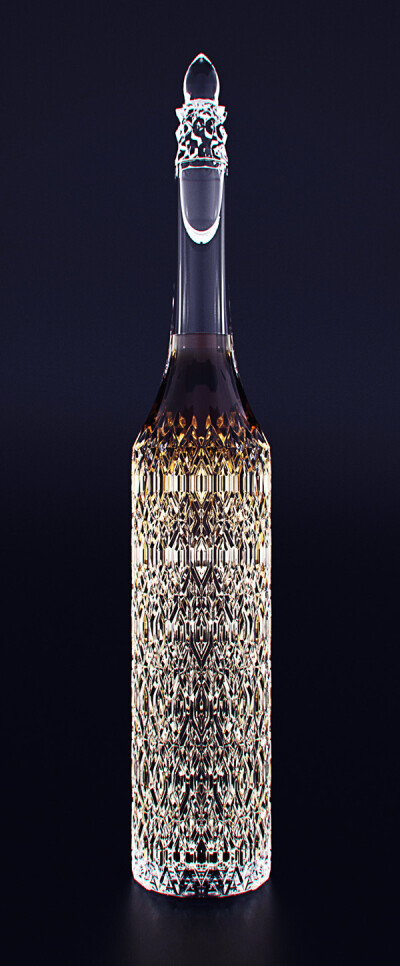 Cathedral Cognac Bottle : Exquisite cognac bottle