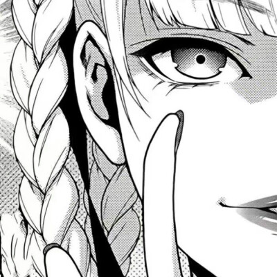 黑白,动漫头像,狂赌之渊,杀戮天使