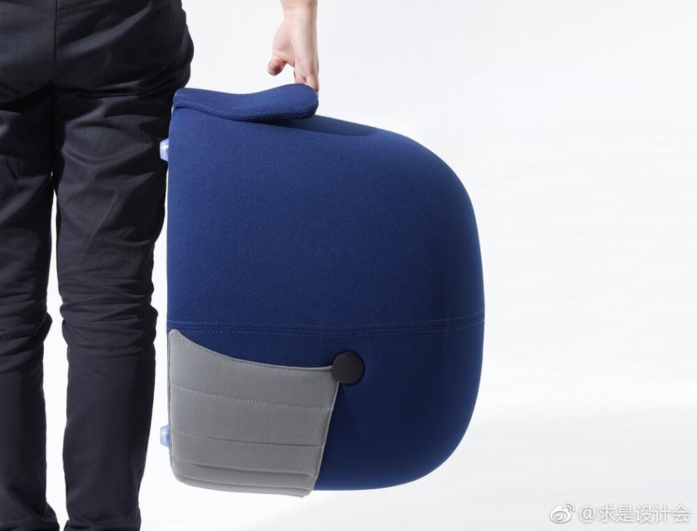 SAMU 是一系列鲸鱼造型的椅子，具有强烈个性和视觉趣味的家具。#求是爱设计# ​