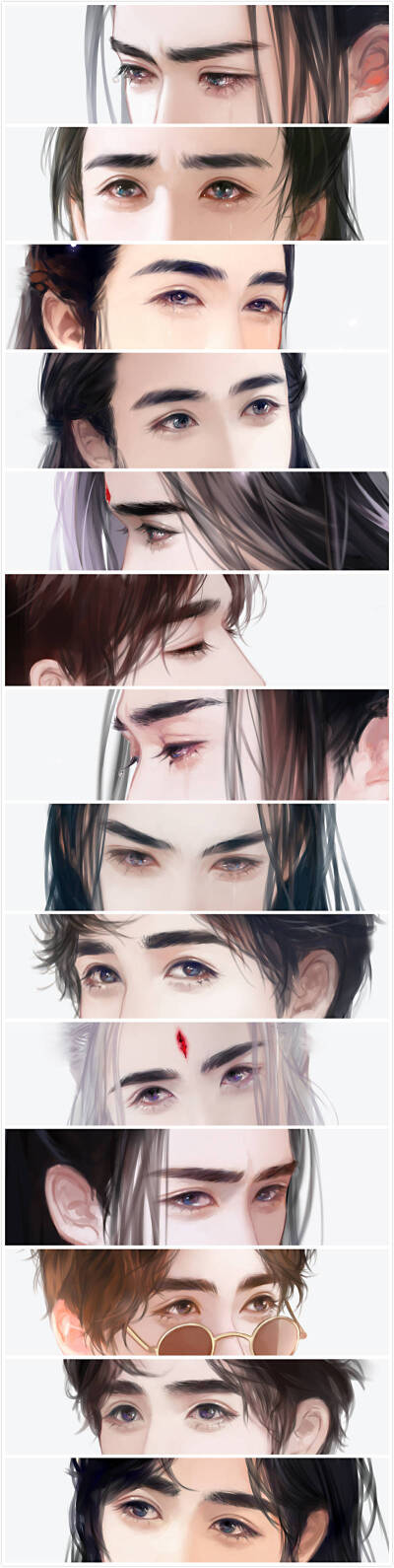 「朱一龙眼睛合集」雪代薰 绘