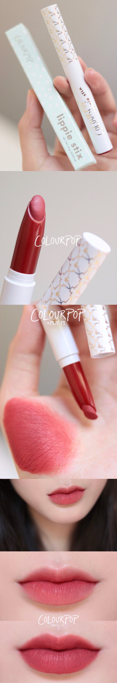 #试色# Colourpop Lippie stix 雾面唇笔
#FLY-FI 