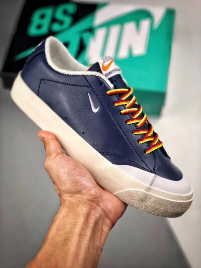 新品上架 ！！纽约滑板组织联名Quartersnackes x Nike SB Zoom Blazer Low XT开拓者经典百搭低帮板鞋。