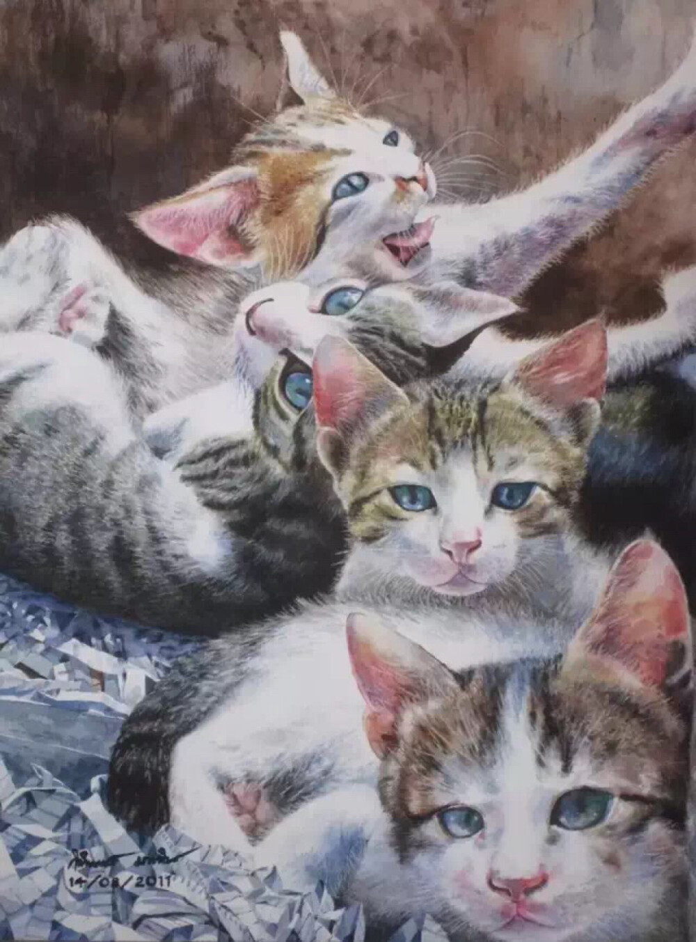 ，
