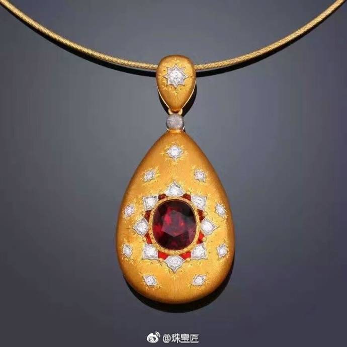 意大利buccellati古董珠宝细节特写