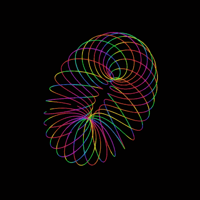令人眼花缭乱的彩虹色动图设计丨设计师marcusmartinez作品​