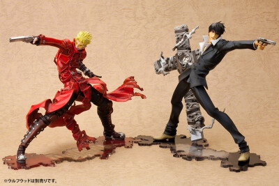 寿屋 枪神Trigun 1/8 法修·史坦毕特、尼古拉·D·伍夫伍德 各11800円(含税) 2019年3月发售 ?