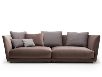 Sofa aus Samt TONDO | Sofa aus Samt by Rolf Benz