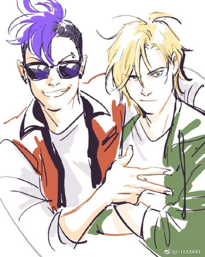 #BANANA FISH# 最近看完了這部，最喜歡辛了 ​​​​