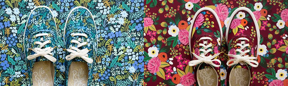 Keds x Rifle Paper Co.
Fall for florals and Embroidered elegance