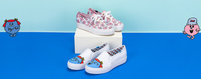 Keds x Little Miss
-"A playful spin on our passion for female empowerment, we teamed up with one of our loves since childhood to create a whimsical collection of sneakers that speak to the many roles …