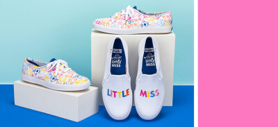 Keds x Little Miss
-"A playful spin on our passion for female empowerment, we teamed up with one of our loves since childhood to create a whimsical collection of sneakers that speak to the many roles …