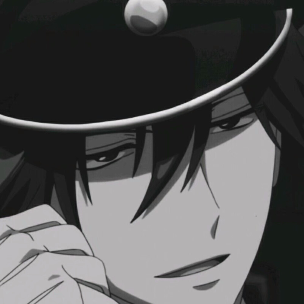 （动漫 男头 黑白）
#jia nan