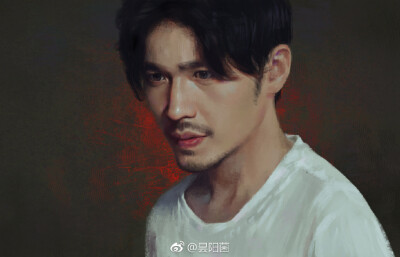 画完啦，内双的北宇老师晚上看剧耽误了一点时间噗~~#剧版镇魂# #白宇赵云澜# ​​​​