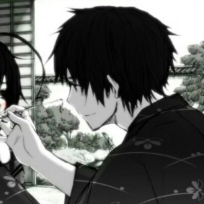 复古 黑白 男女情头