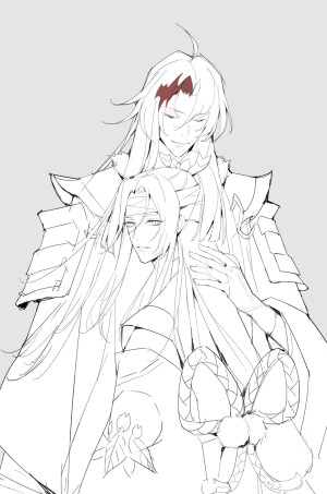 #光切#  #源赖光x鬼切# 好虐 ​​​​
@大白_手感不足
【亲生父母的粮啊】