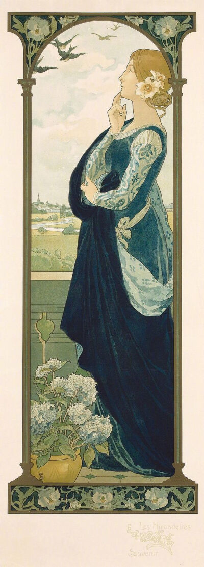 法国画家 Elisabeth Sonrel （1874-1953）绘画作品 ​