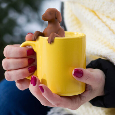 现货！美代 猫咪造型 狗狗造型茶滤 滤茶器 茶包 创意 茶滤器