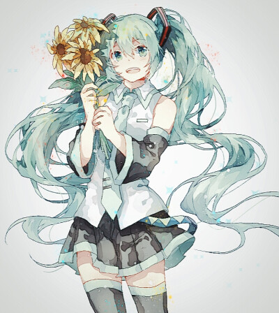 初音未来，向日葵