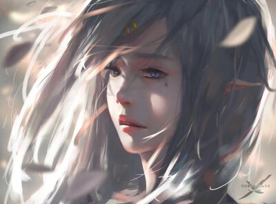 高清动漫美图♡壁纸♡
Ghost Blade 鬼刀 原绘师：wlop（pixiv id=2188232） 