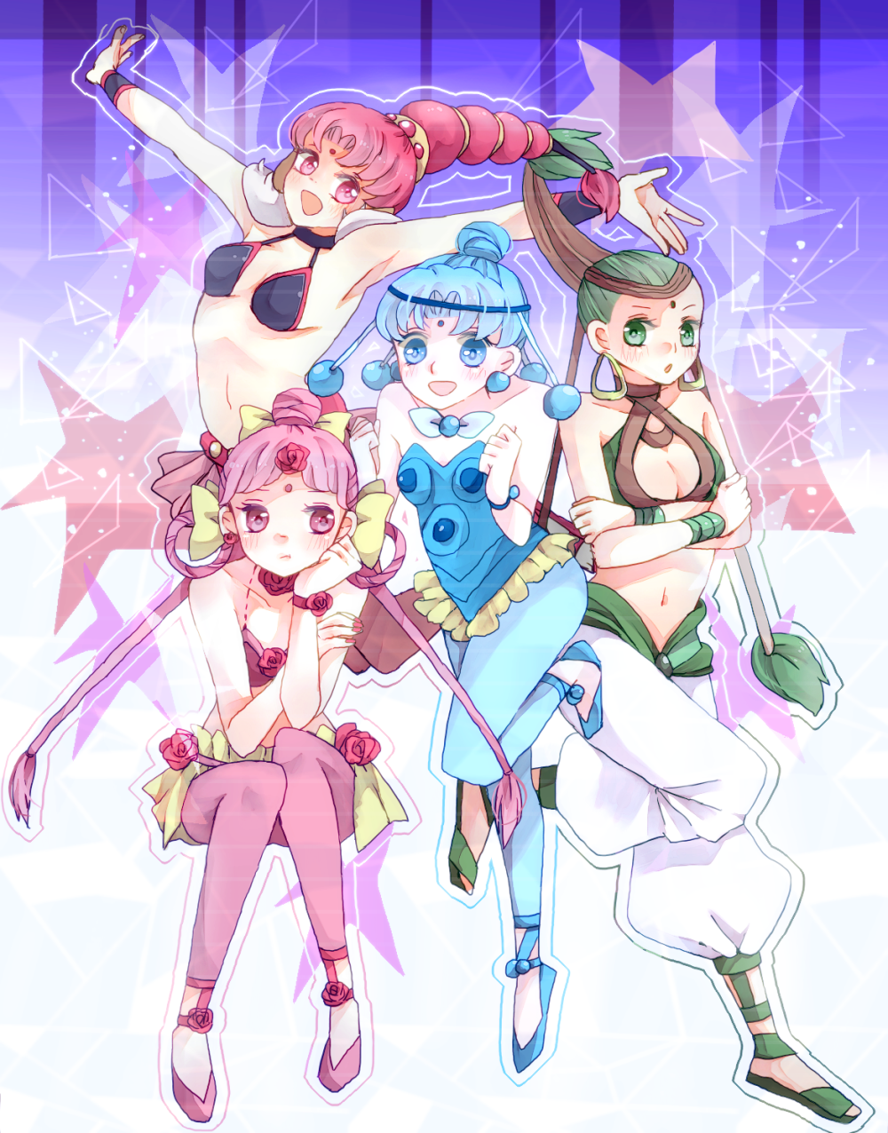 美少女战士supers贝丝瑟蕾吉恩帕拉