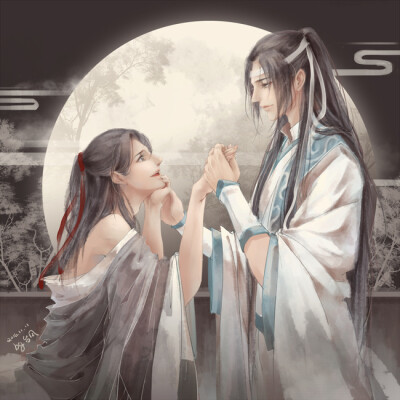 魔道祖师壁纸
找图不易，拿图点赞
感谢。