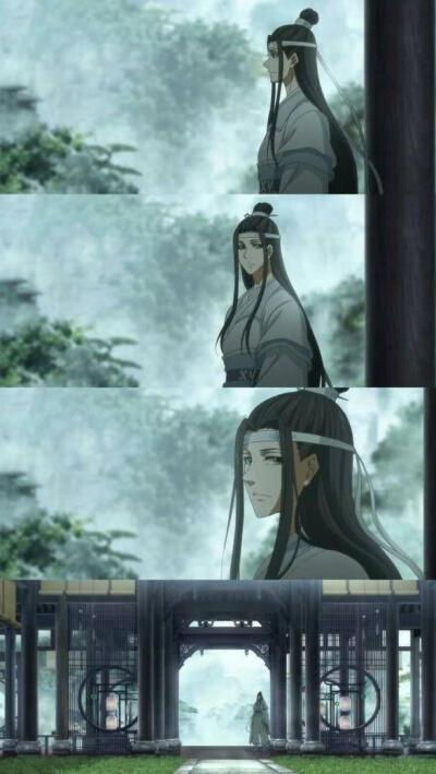 魔道祖师拼接壁纸
找图不易，拿图点赞
感谢。