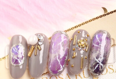 秋冬款 星月 美甲