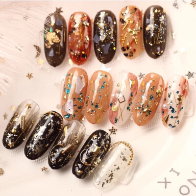 秋冬款 星月 美甲