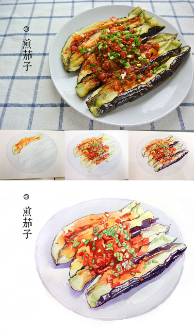 美食|插画|商业插画|朱振杰 - 原创作品 - 站酷 (ZCOOL)