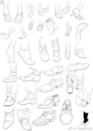 关于鞋子怎么画！