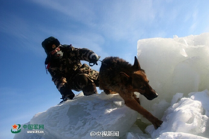 #最冷一周来了#【零下30℃的巡查 你愿为边防官兵点赞吗？】近日，驻守在黑龙江省大兴安岭地区呼玛县的武警边防官兵在零下30℃的极寒天气里，对中俄界江进行徒步巡查，确保边境一线安全稳定。巡查中，战士们的帽子和面罩上都布满了冰霜…网友:心疼！有你们保卫，才有美丽家园！O网页链接 ​​​​