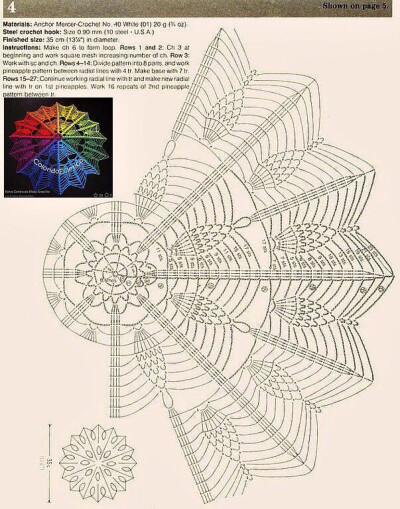 钩针钩花桌巾桌布桌垫