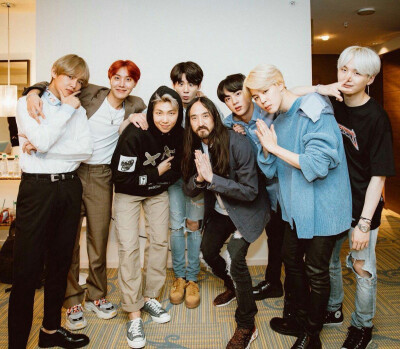 BTS 防弹少年团 &Steve Aoki BTS 防弹少年团 20180912 