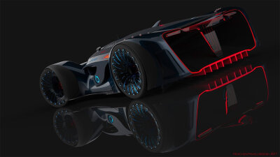 Audi奥迪 Board22: Supercar Concept by Pavel Pevchev／他超级跑车的概念主要集中在提高驾驶员安全性，同时保留赛车的挑战和刺激 —— ​​​​