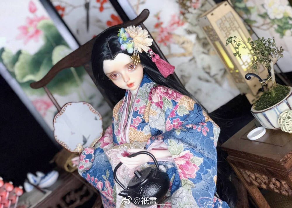 古风美人 SD娃娃 BJD 玩具 人偶 壁纸 萌物 