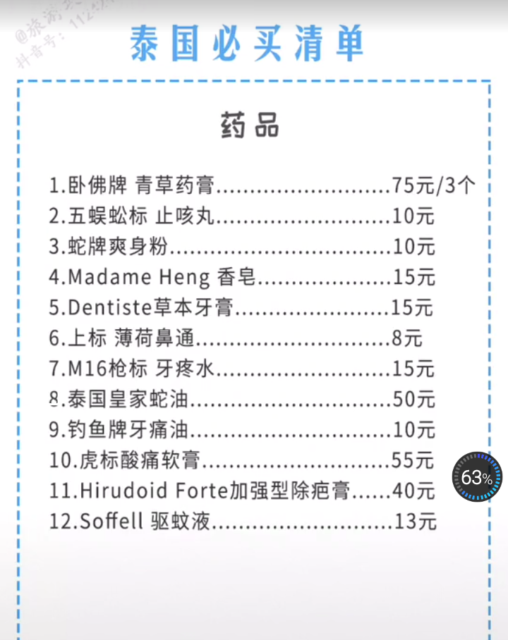 泰国必买产品