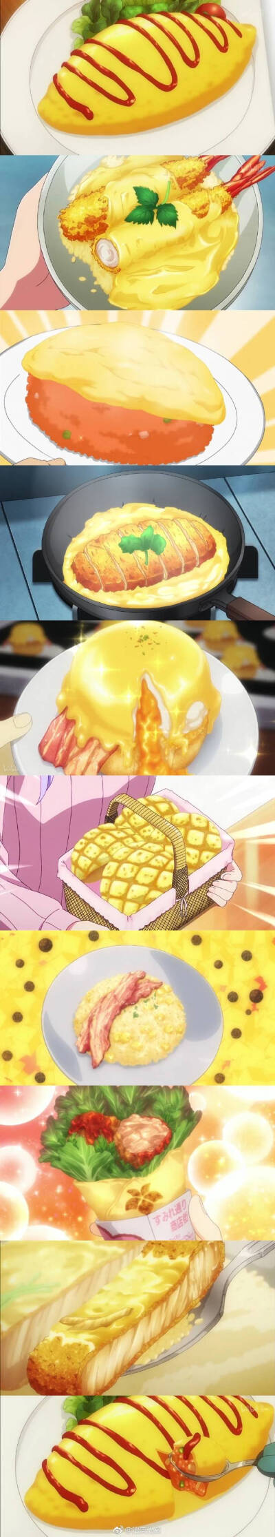 晚安啦 超喜欢这种动漫美食～