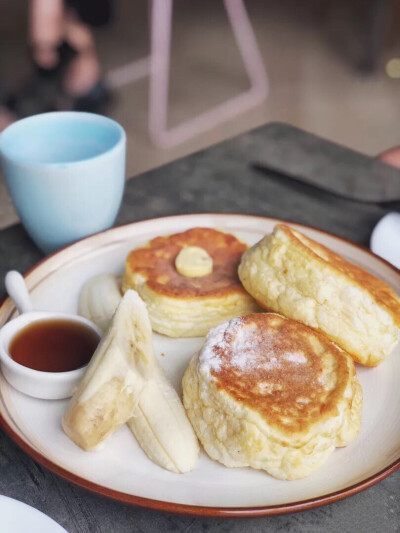 摘自网络_香蕉松饼