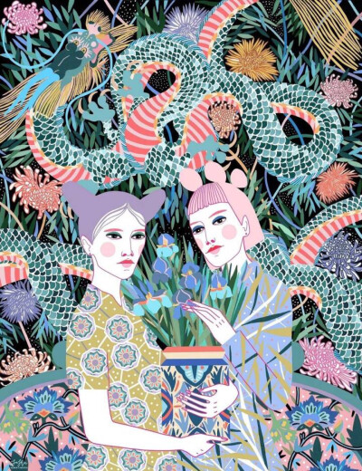 插画 . Sasha Ignatiadou