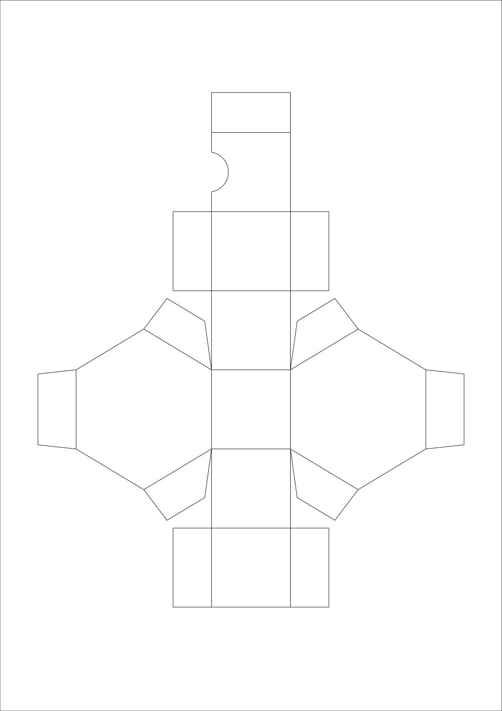 纸雕纸艺纸盒折纸纸模 图纸资源分享 有梦笨小孩 Q：1563101983