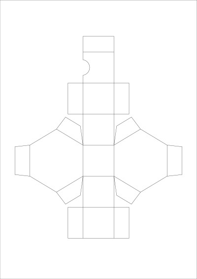 纸雕纸艺纸盒折纸纸模 图纸资源分享 有梦笨小孩 Q：1563101983